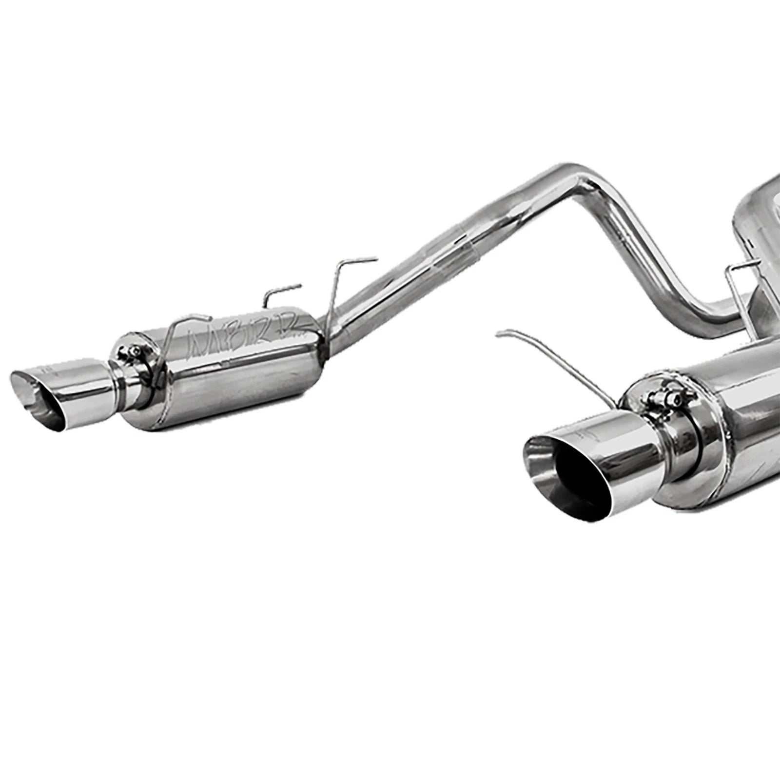 MBRP 11-14 Ford Mustang GT 5.0L Dual Split Rear Street Version T409 3in Cat Back Exhaust System