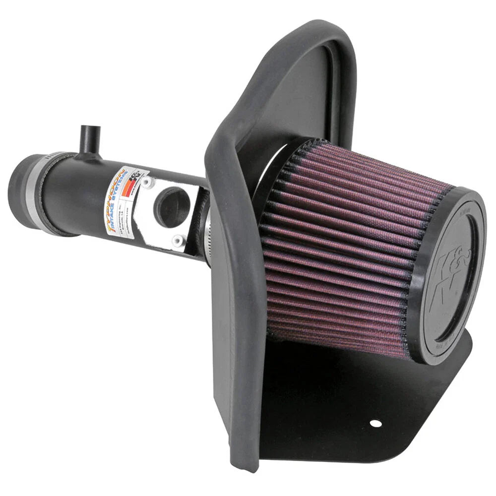 K&N 06-10 Toyota Yaris L4-1.5L Flat Black Typhoon Short Ram Intake