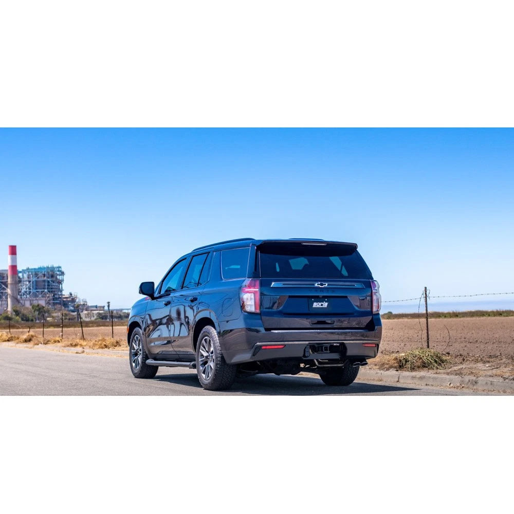 Borla 21-22 Chevrolet Tahoe 5.3L V8 AT 2/4WD Touring Cat-Back Exhaust (Black Chrome)