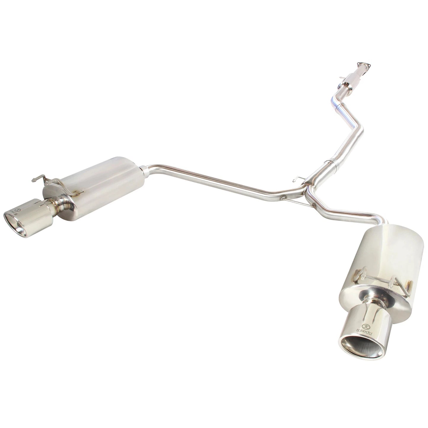 aFe Takeda Exhaust 304SS Dual Cat-Back w/ Polished Tips 13-17 Honda Accord LX/EX/EX-L Sedan L4 2.4L