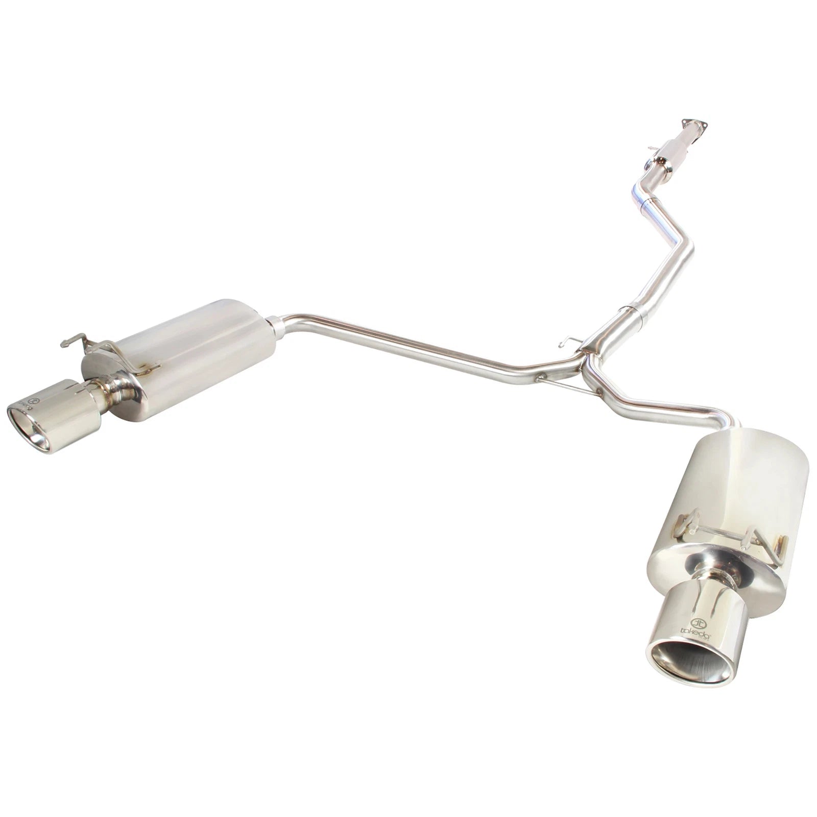 aFe Takeda Exhaust 304SS Dual Cat-Back w/ Polished Tips 13-17 Honda Accord LX/EX/EX-L Sedan L4 2.4L