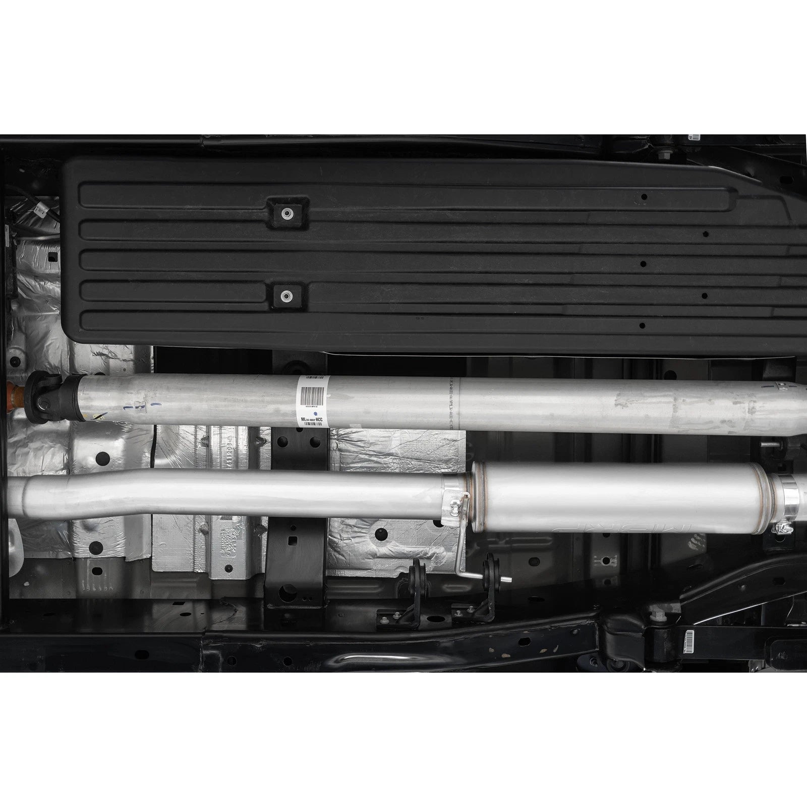 MBRP 2021+ Ford F150 2.7L/3.5L/5.0L 4in T409 Stainless Steel Cat-Back - RACE VERSION