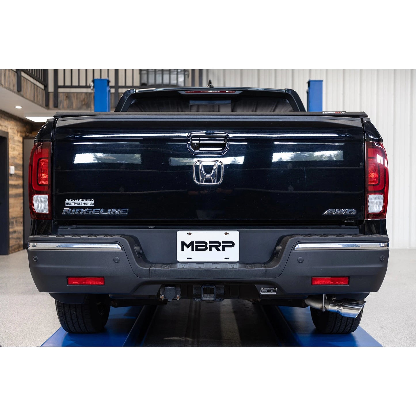 MBRP 17-20 Honda Ridgeline 3.6L Aluminized Steel 2.5in. Cat-Back Exhaust - Single Side