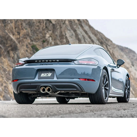 Borla 17-22 Porsche Cayman/Boxster 718 2.0L 4 Cyl. AT/MT RWD 2DR 2.25in S-Type Exhaust