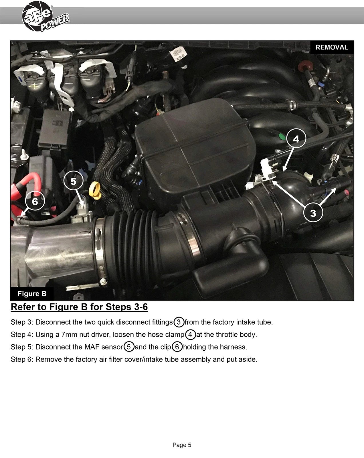 aFe Momentum GT Cold Air Intake System w/ Pro 5R Filter 2020 Ford F-250 / F-350 Super Duty V8-7.3L
