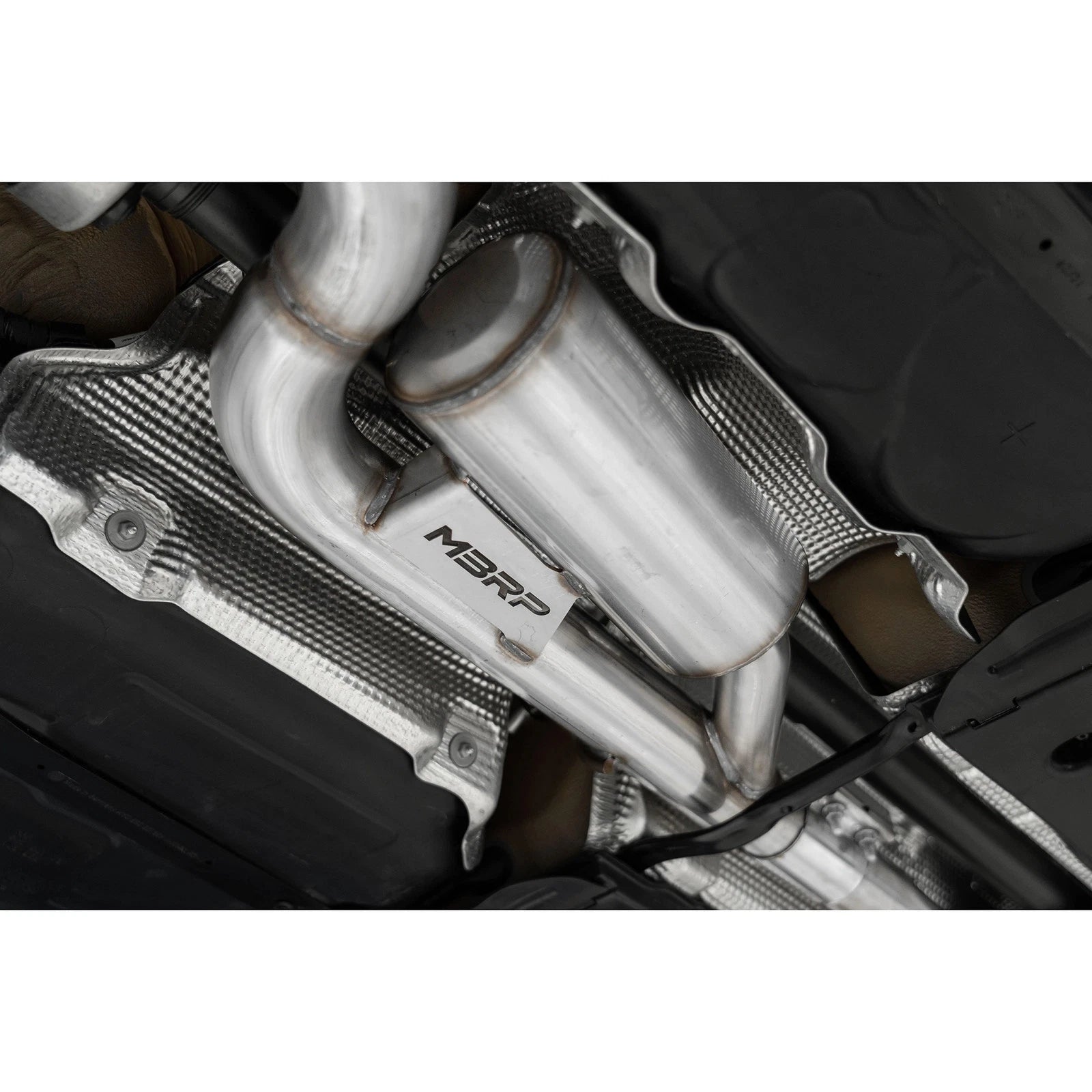MBRP 2022 Volkswagen Golf R MK8 3in Cat-Back Quad Rear w/ Carbon Fiber Tips Valve Delete Exhaust
