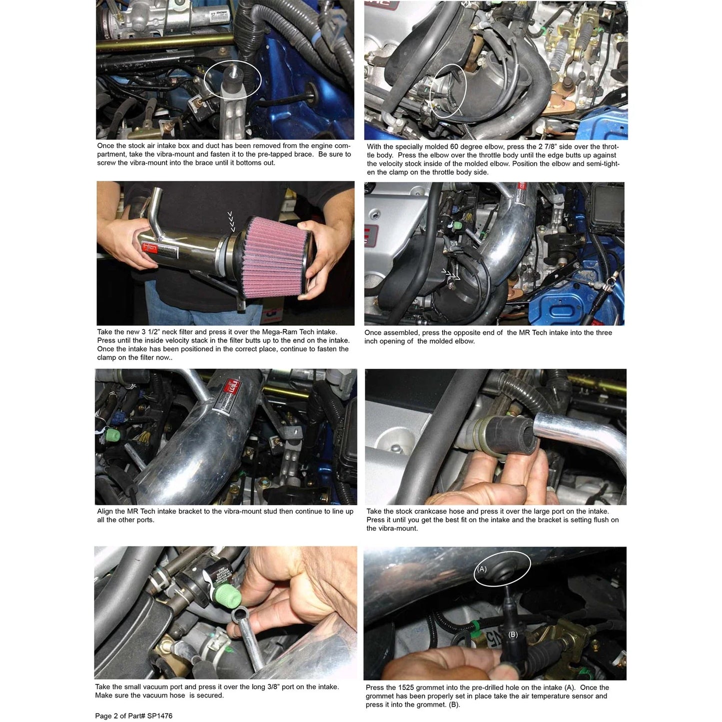 Injen 02-05 Civic Si / 02-06 RSX Type S Polished Short Ram Intake