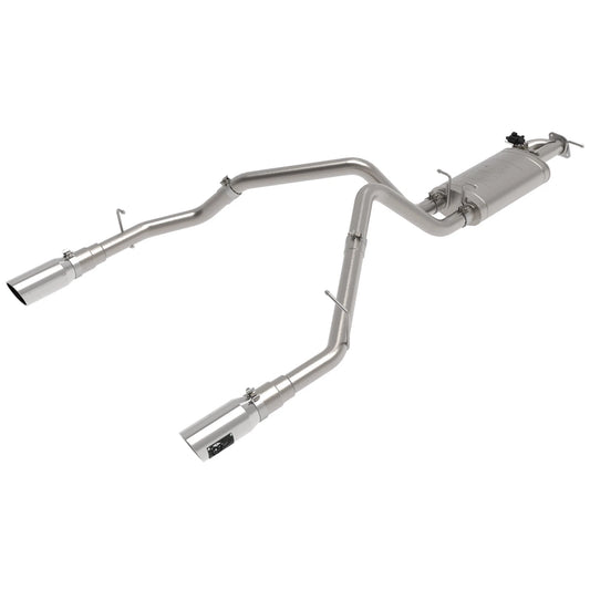 aFe Gemini XV 3in 304 SS Cat-Back Exhaust 19-21 Ram 1500 V8 5.7L Hemi w/ Polish Tips
