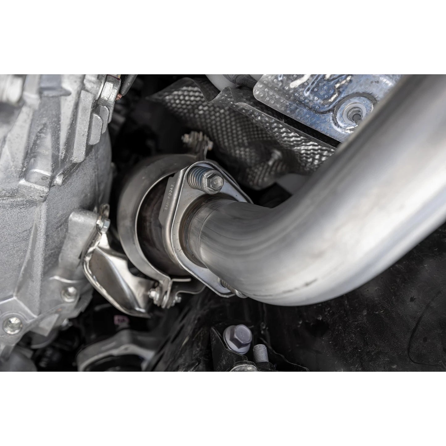 MBRP 2024 Toyota Tacoma T304 Stainless Steel 3in Cat-Back Single Side Exit with Carbon Fiber Tip