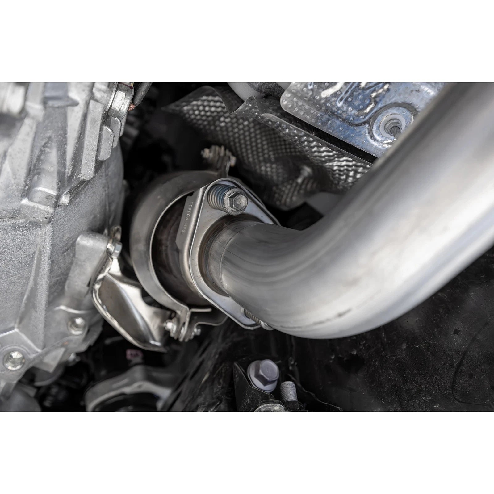 MBRP 2024 Toyota Tacoma T304 Stainless Steel 3in Cat-Back Single Side Exit with Carbon Fiber Tip