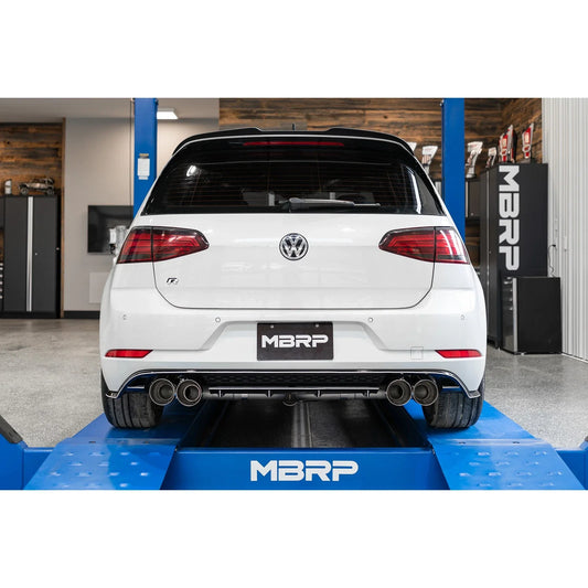 MBRP 15-19 VW Golf R 3in Cat Back Single Exit Exhaust Pro Series w/ Valve Delete - T304