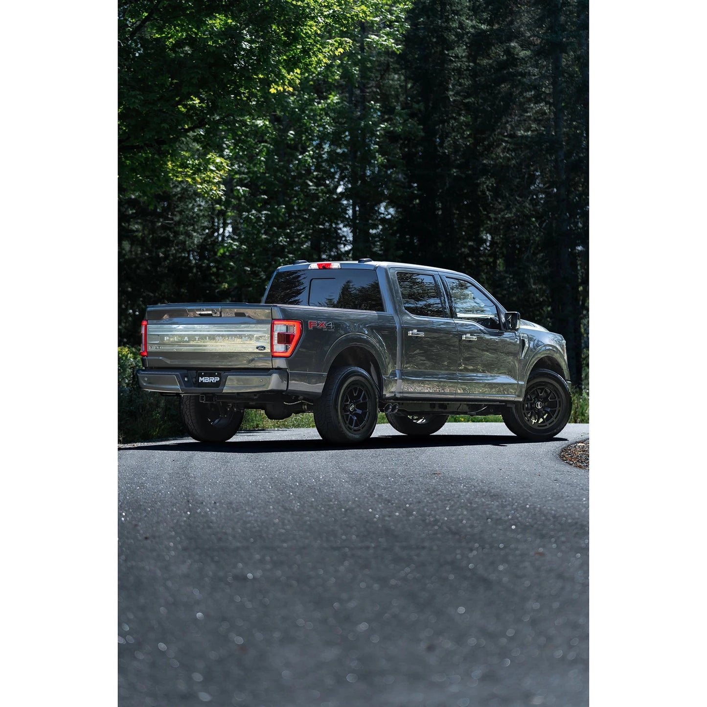 MBRP 2021 Ford F-150 2.7L EcoBoost / 3.5L EcoBoost / 5.0L 3in Cat Back Single Side Exit Black