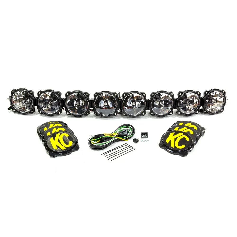 KC HiLiTES Universal 50in. Pro6 Gravity LED 8-Light 160w Combo Beam Light Bar (No Mount)