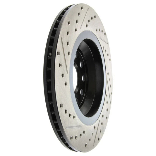 StopTech 09 VW Passat CC / 06-09 Passat Slotted & Drilled Left Rear Rotor