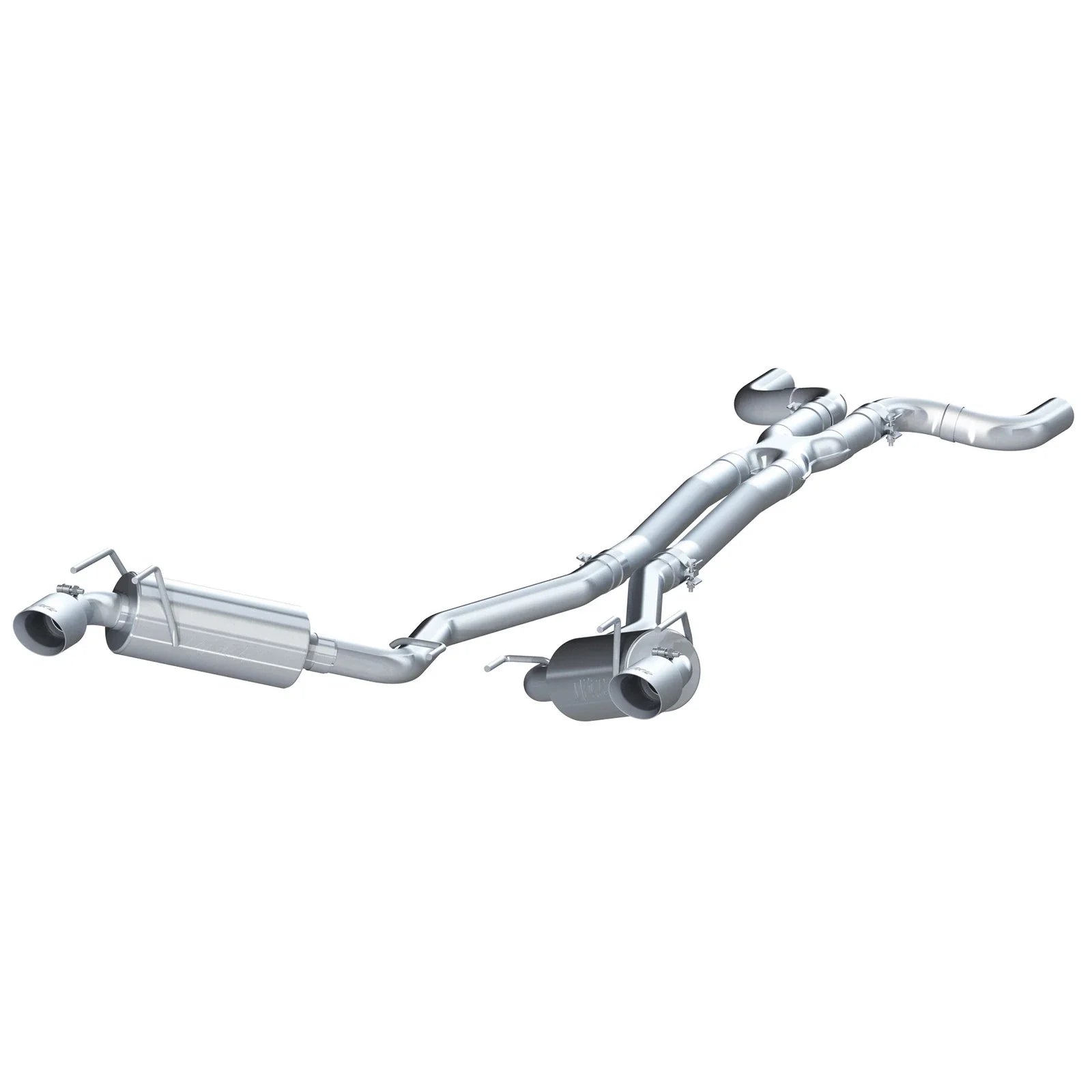 MBRP 2010 Chev Camaro V6 3.6L Dual Cat Back Round Tips  (11 Conv. MUST purchase mbrpAD1710)