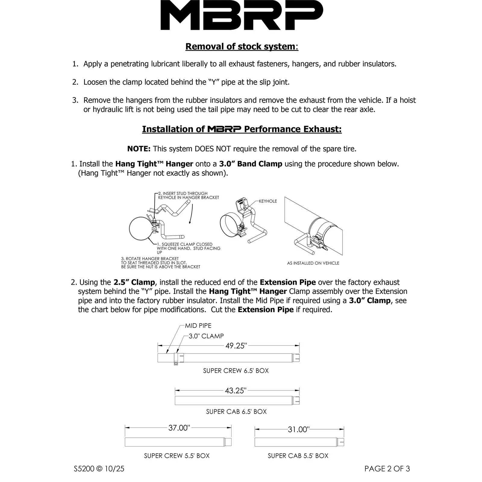 MBRP 2004-2008 Ford F150 EC/CC-SB 3in Cat Back Single Side AL P Series Exhaust
