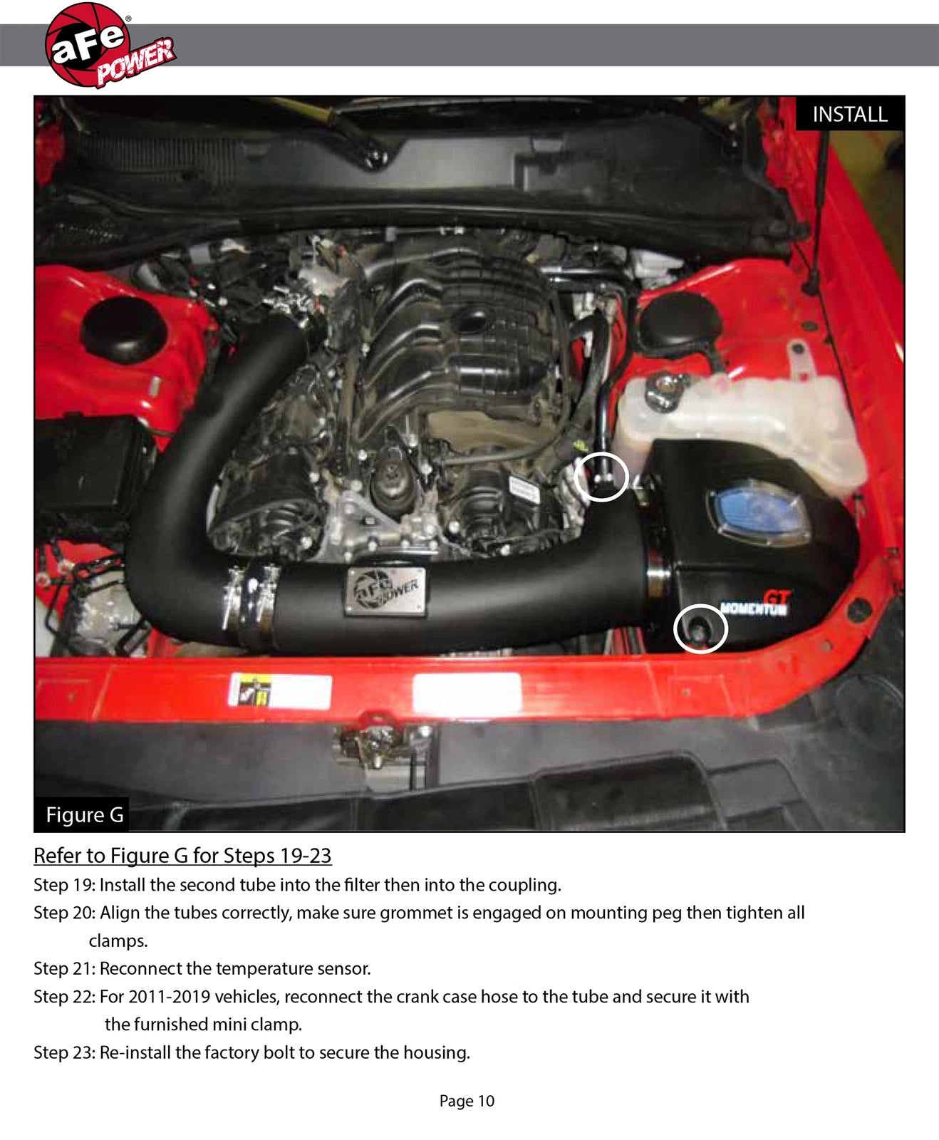 aFe Momentum GT Dry S Stage-2 Intake System 11-15 Dodge Challenger/Charger V6-3.6L