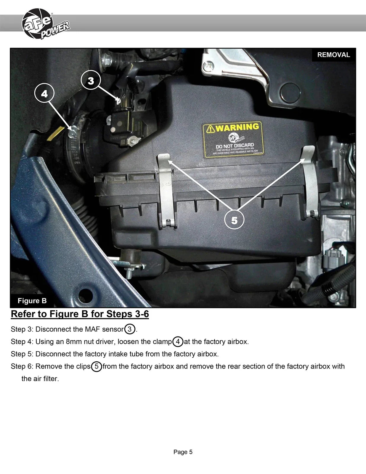 aFe Takeda Intake System w/Pro 5R Filter Subaru Forester 14-18 H4-2.0L (t)
