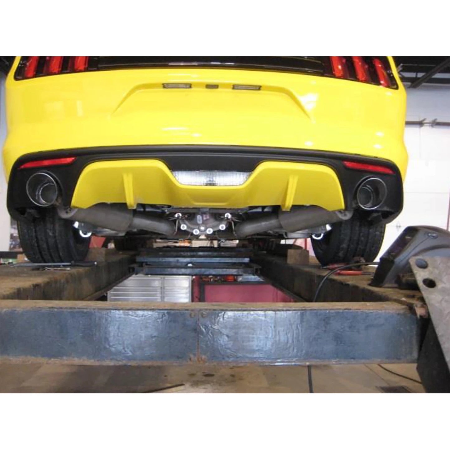 MBRP 15-19 Ford Mustang EcoBoost 2.3L Alum 3in Cat Back Dual Split Rear Exit (Race Version)