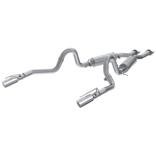 MBRP 99-04 Ford Mustang GT/Mach 1 2.5in Dual Split Rear AL Catback Exhaust w/ 3.5in Dual Wall Tips