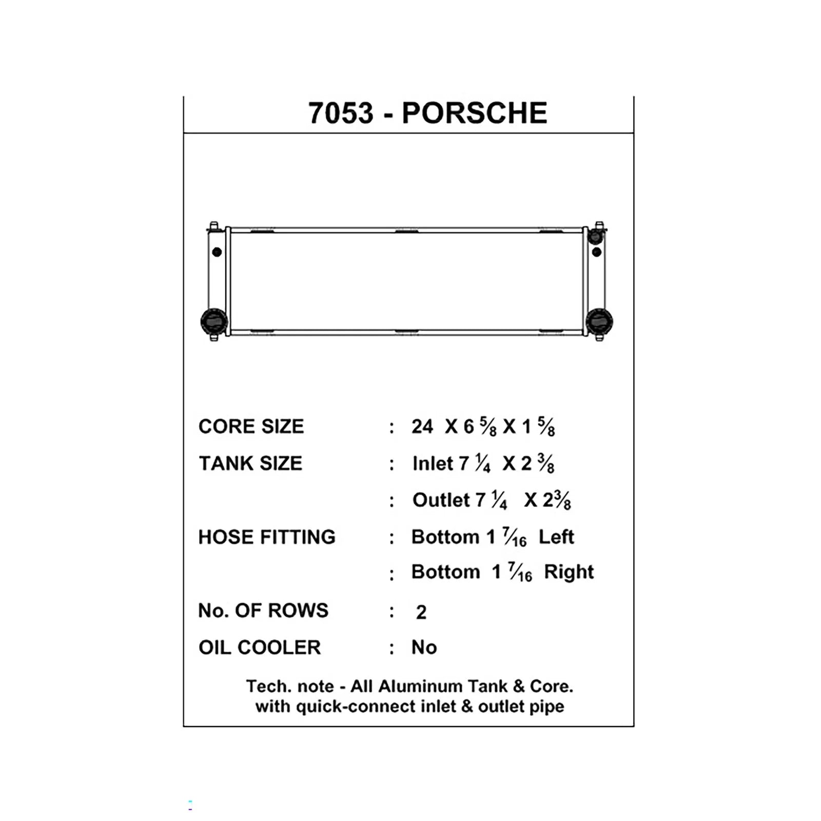 CSF Porsche 911 Turbo (996) / Porsche 911 GT2 (996/997) / Porsche 911 GT3 (997) Center Radiator