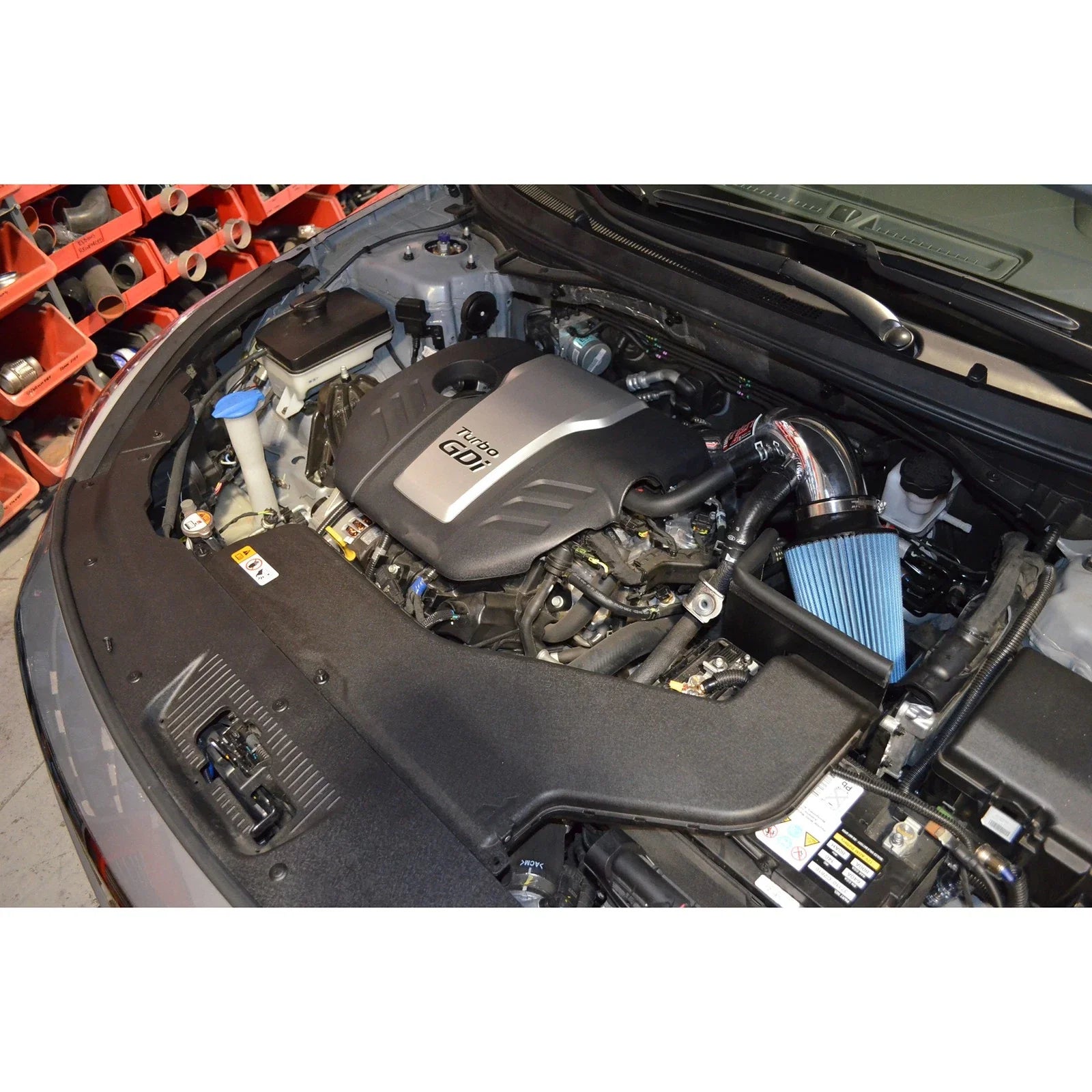 Injen 15-18 Hyundai Sonata 1.6L (t) Black Short Ram Intake w/ Heat Shield