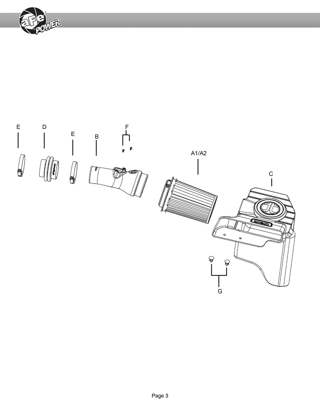 aFe Momentum GT Pro Dry S Cold Air Intake System 17-20 Honda CR-V 1.5L (t)