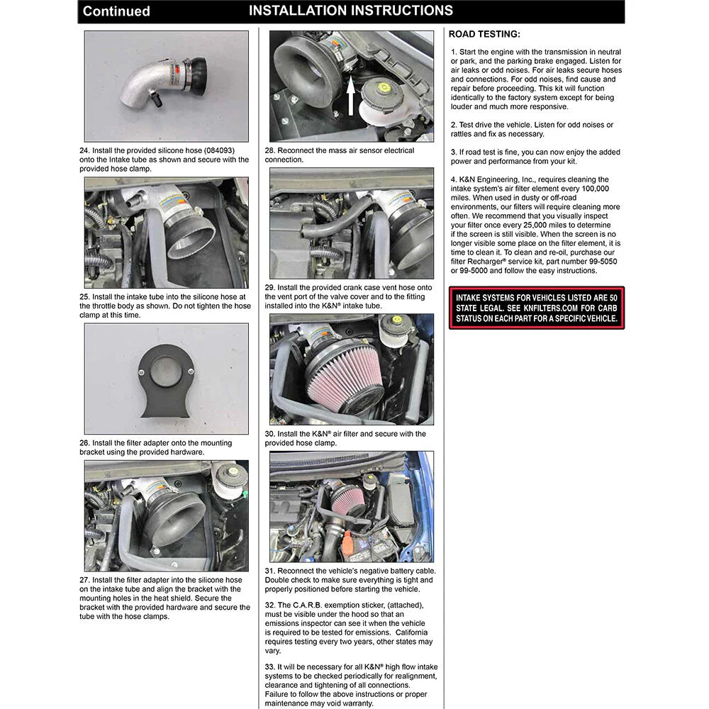 K&N 12-13 Honda Civic 1.8L L4 Silver Typhoon Intake