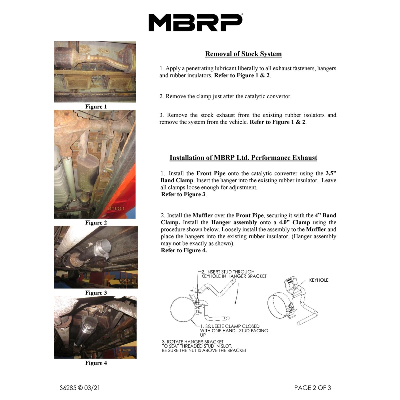 MBRP 04-07 Ford 6.0L E-250/350 Van 4in Cat Back Single Side Exit Alum Exhaust