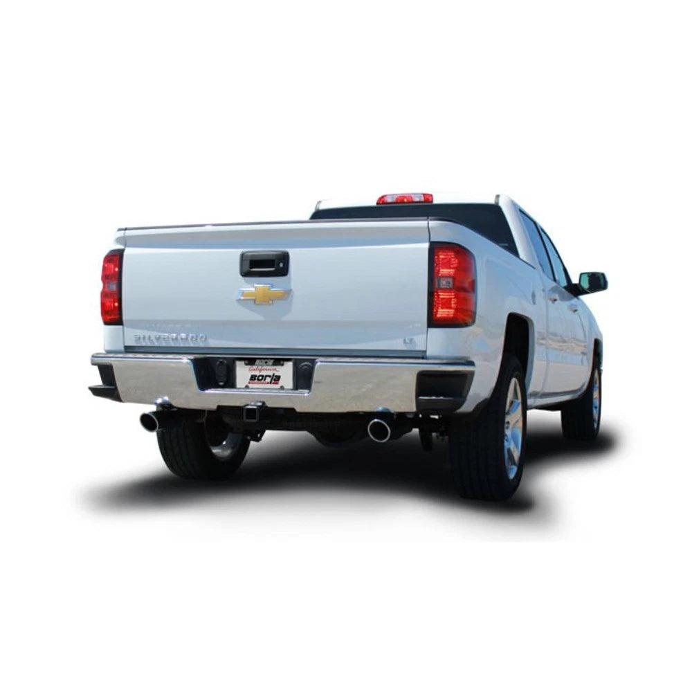 Borla 14 Silv/Sierra 1500 5.3L AT/MT Crew Cab STD Bed ATAK Cat-Back Exhaust