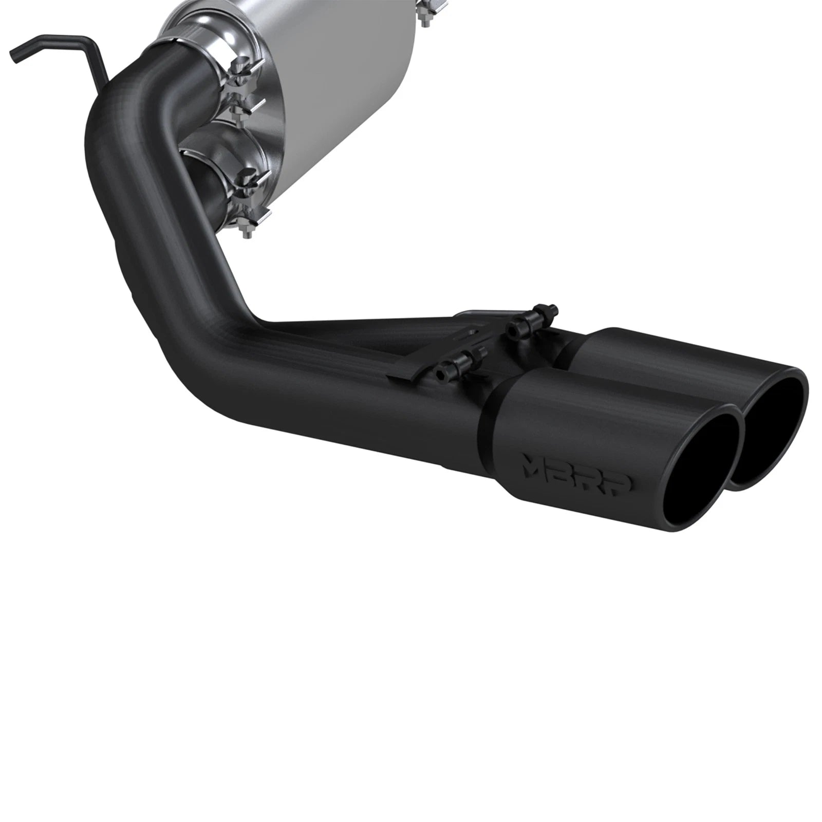 MBRP 09+ Chevrolet Silverado 1500 3in Cat Back Pre-Axle Dual Outlet w/ 4in Tip - Black