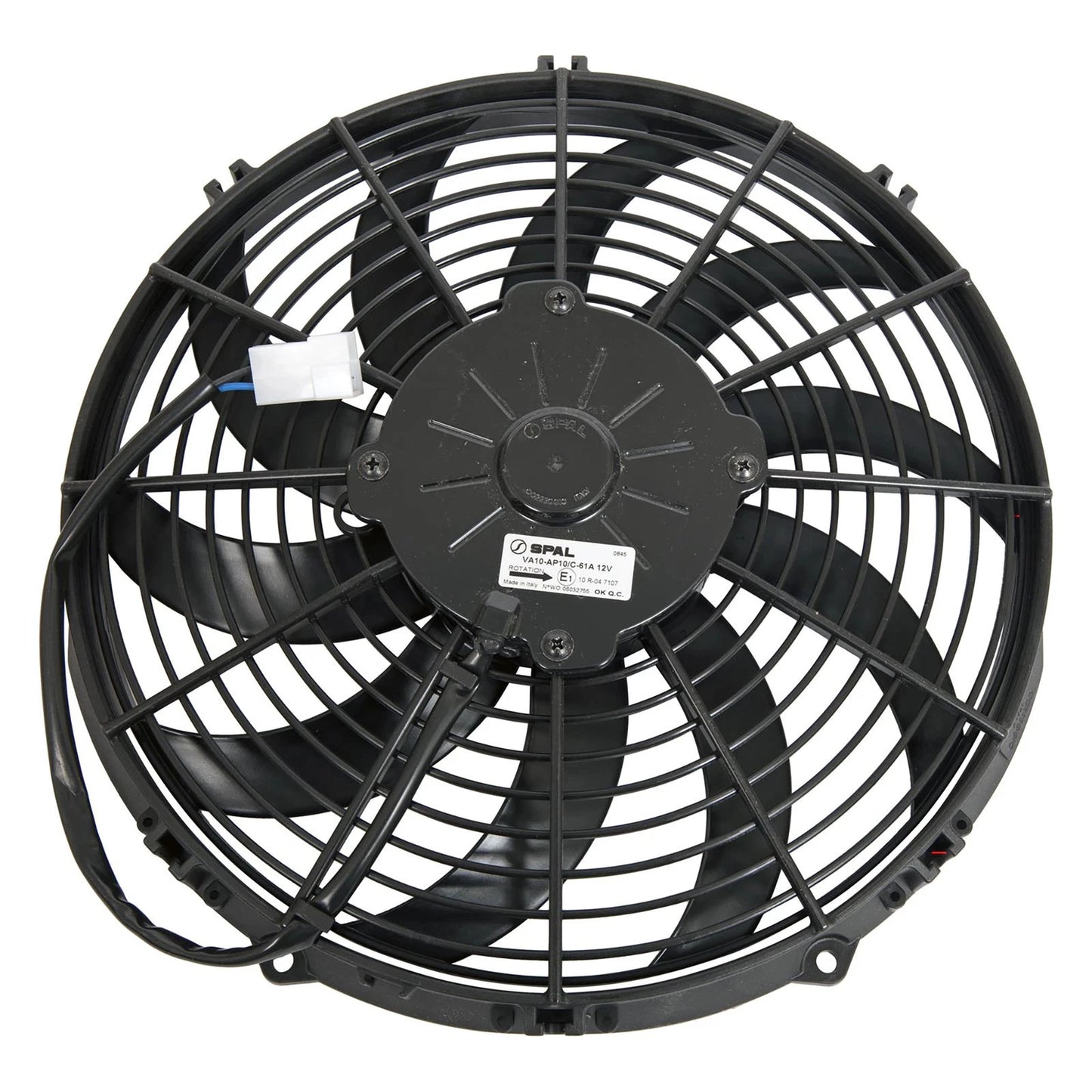 CSF 96-07 Mitsubishi Evo 4/5/6/7/8/9 Full-Slim Radiator w/12in Fan & Shroud/-16AN & Slip On Fitting