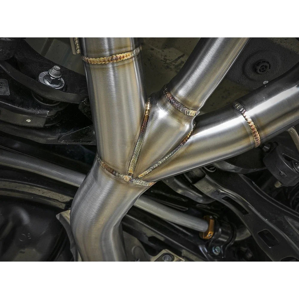 aFe Takeda 3in 304 SS Cat-Back Exhaust w/ Tri-Polished Tips 17-18 Honda Civic Type R L4 2.0L (t)