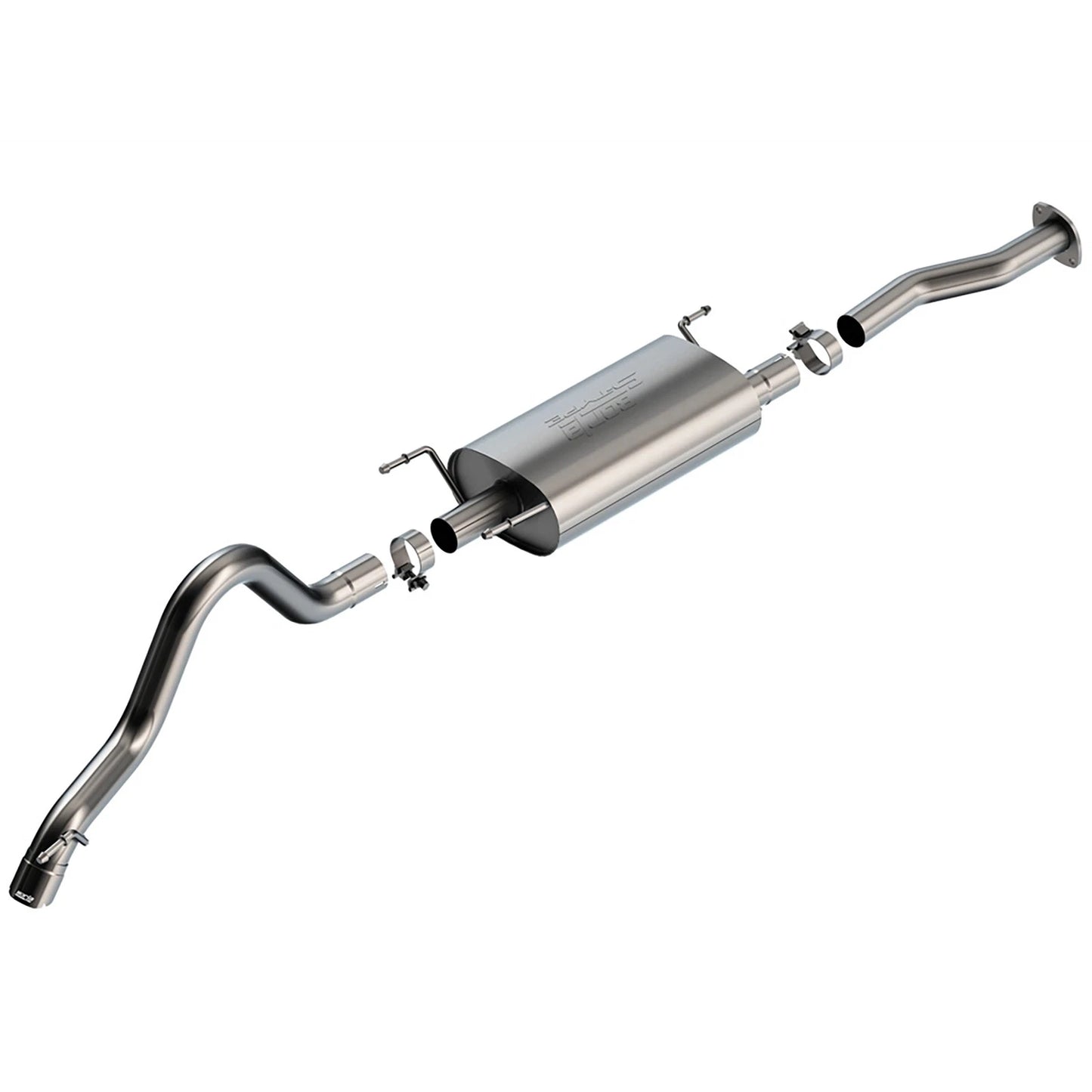 Borla 16-23 Toyota Tacoma 3.5L V6 4DR CC Short Bed S-Type SS 2.5in Catback Exhaust