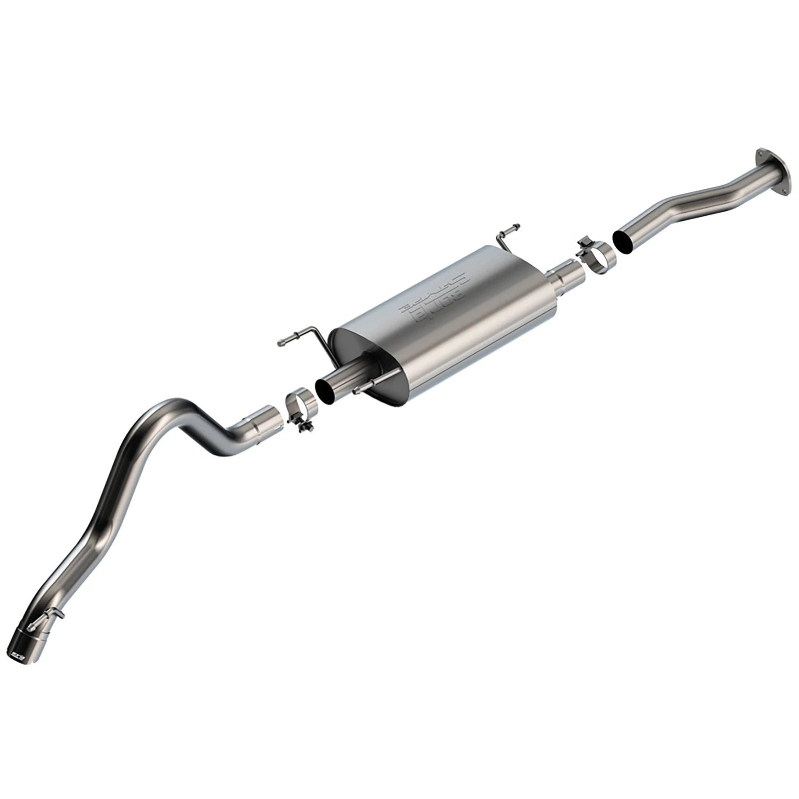 Borla 16-23 Toyota Tacoma 3.5L V6 4DR CC Short Bed S-Type SS 2.5in Catback Exhaust