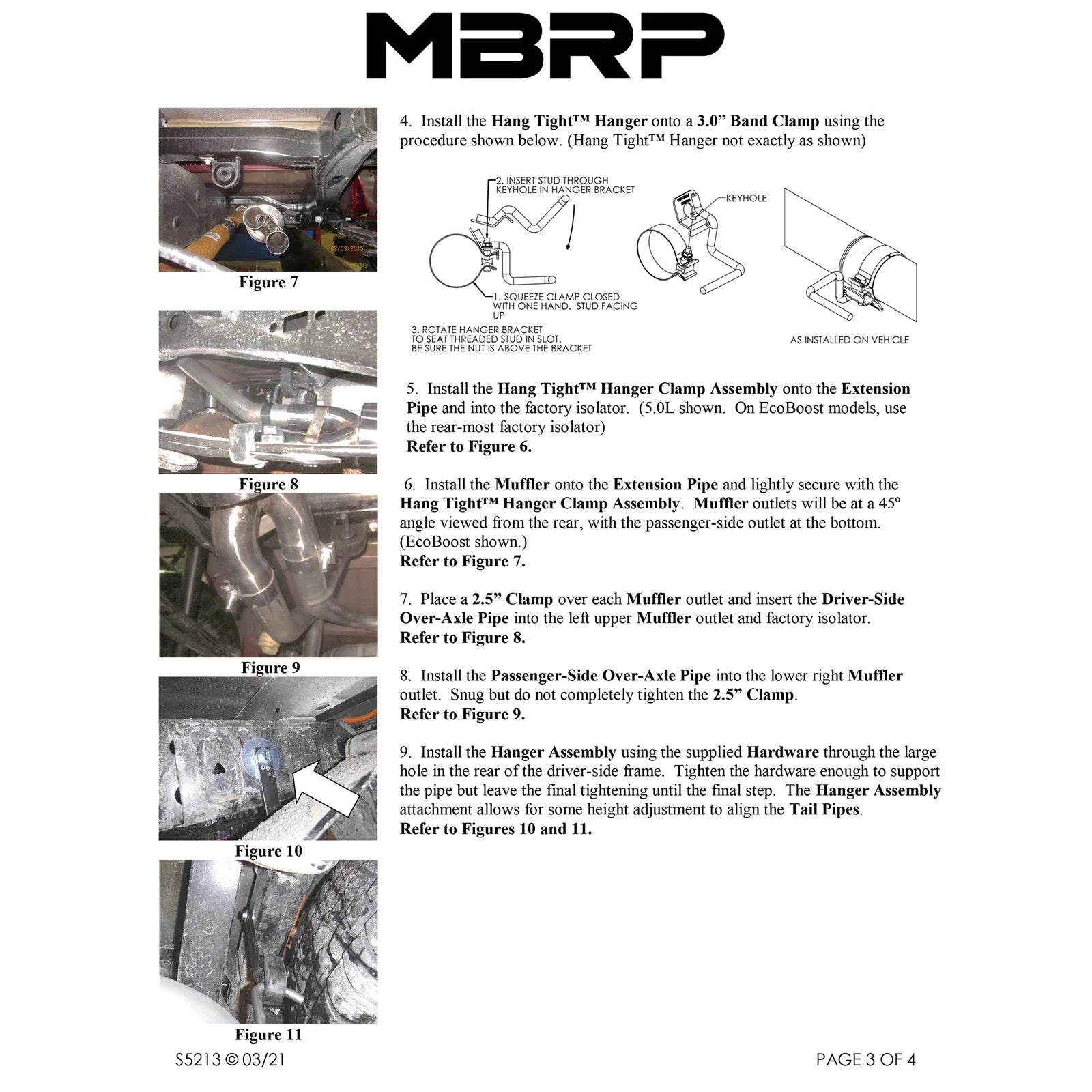 MBRP 2021+ Ford F150 2.7L/3.5L/5.0L 3in Aluminized Steel Cat-Back 2.5in Dual Split Side Exhaust