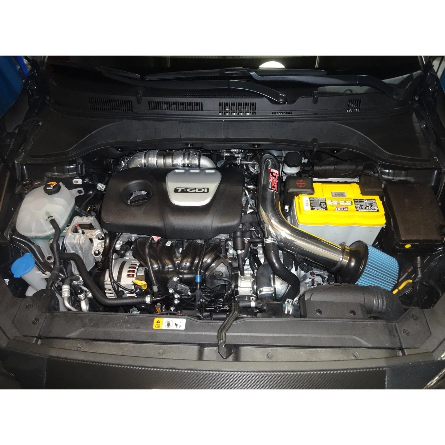 Injen 18-20 Hyundai Kona L4-1.6L Turbo Laser Black IS Short Ram Cold Air Intake System