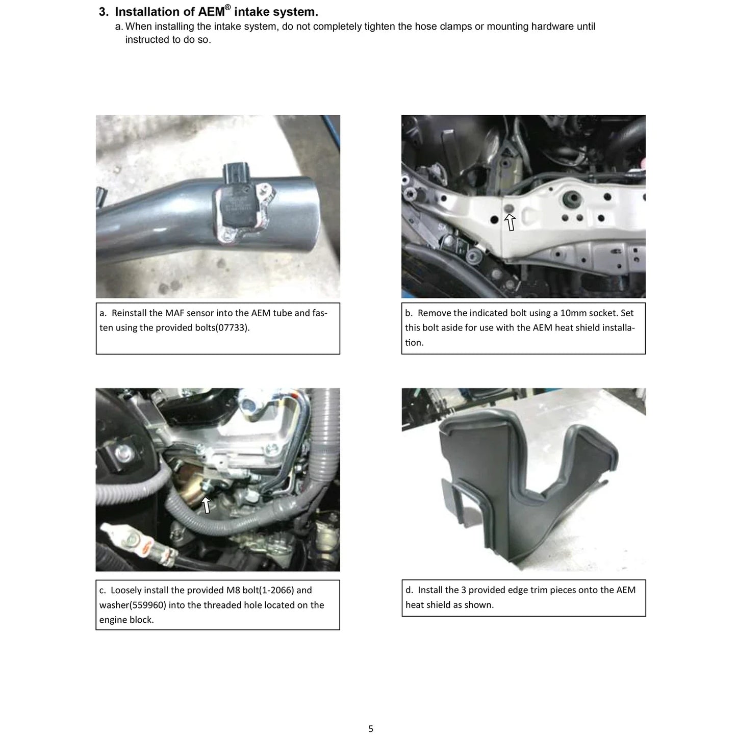 AEM 14-15 Lexus IS250/350 V6 Cold Air Intake