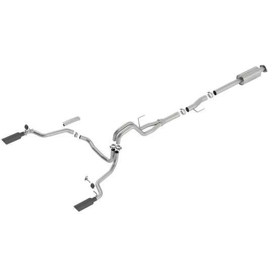 Borla 15-16 Ford F-150 3.5L EcoBoost Ext. Cab Std. Bed Catback Exhaust ATAK Single Split Rear Exit