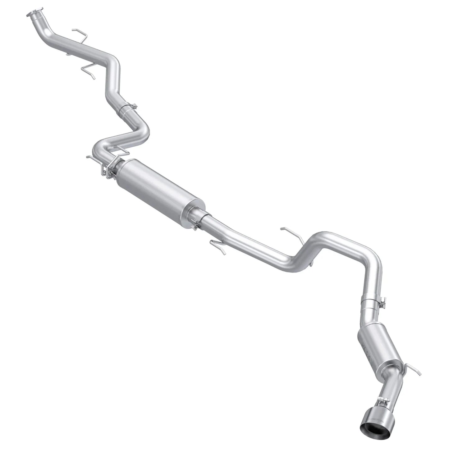 MBRP 2024 Toyota Tacoma T304 Stainless Steel 3in Cat-Back Single Side Exit