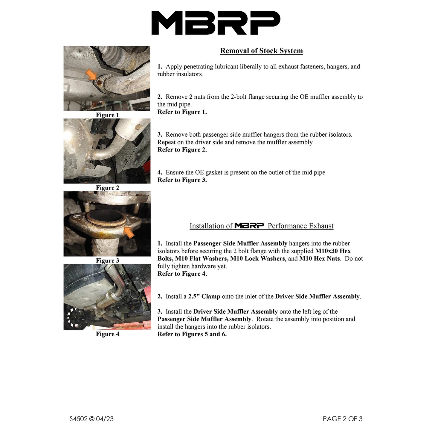 MBRP 19-23 Mazda 3 Hatchback T304SS 2.5in Axle-Back, Dual Rear Exit Street Profile