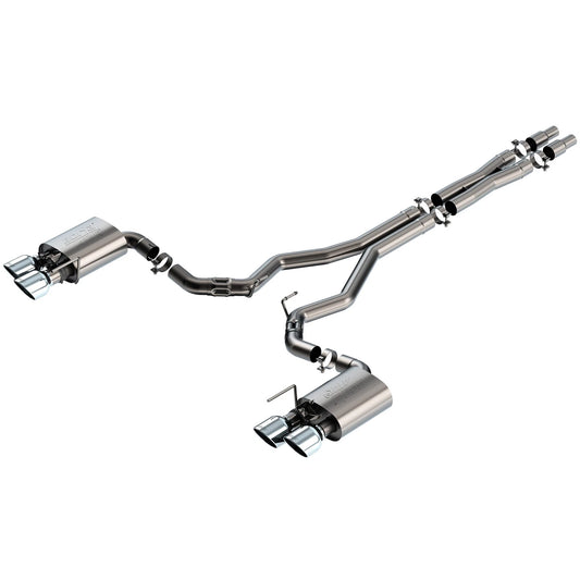 Borla 2024 Ford Mustang Dark Horse 5.0L V8 w/ Active Exhaust ATAK Cat-Back Exhaust System