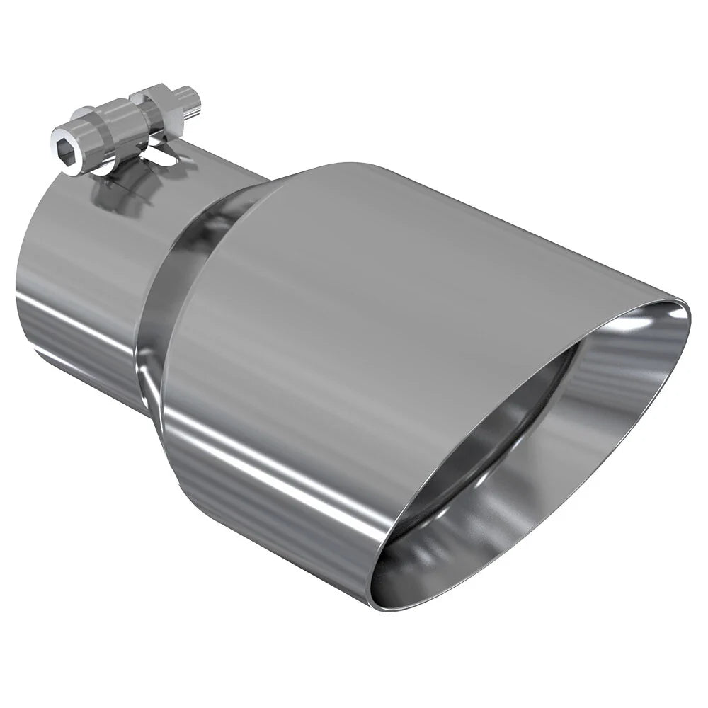 MBRP Universal Tip 4.5in O.D. Dual Wall Angled 3in inlet 8in length T304