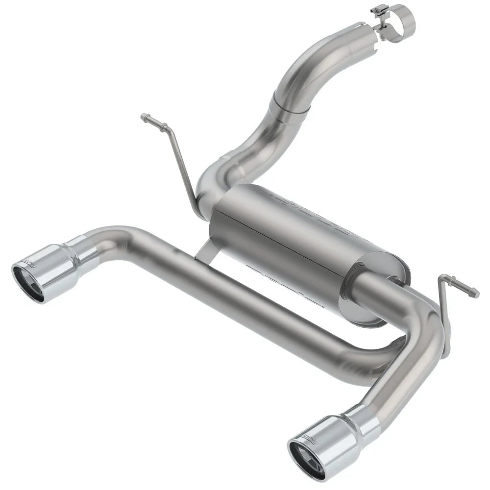 Borla 18-19 Jeep Wrangler JL/JLU 2.0L 4Cyl 2DR/4DR Axle Back Exhaust ATAK w/ 3.5in Tips