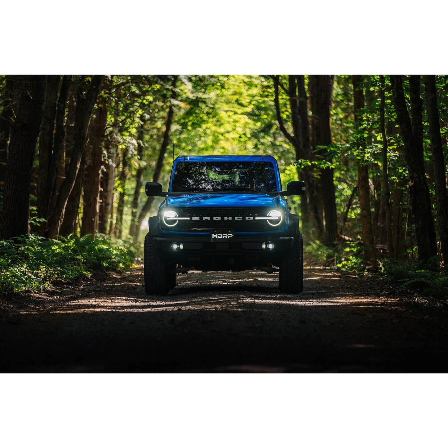 MBRP 2021-2023 Ford Bronco 2.3L/2.7L Stainless Steel 3in Cat-Back, Single High Clearance Rear Exit