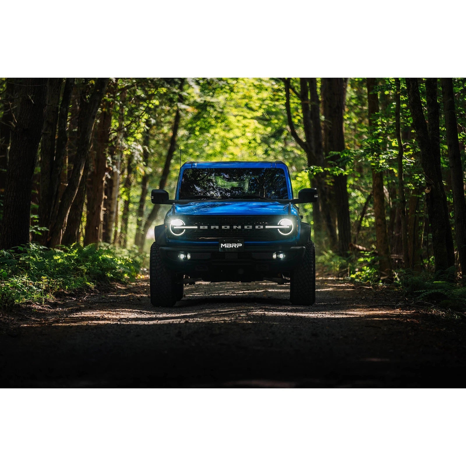 MBRP 2021-2023 Ford Bronco 2.3L/2.7L Stainless Steel 3in Cat-Back, Single High Clearance Rear Exit