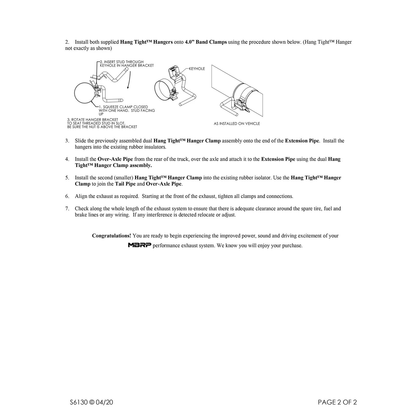MBRP 2010 Dodge 2500/3500 Cummins 6.7L Filter Back P Series Exhaust System