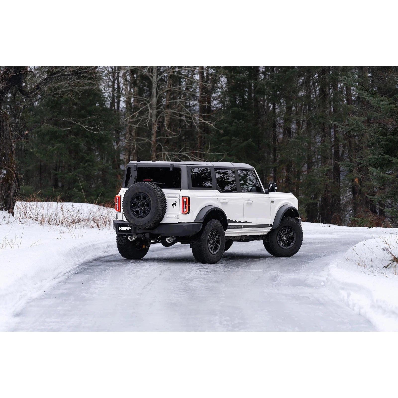MBRP 21-22 Ford Bronco 2.3/2.7L EcoBoost 2/4-Dr 3in Catback Dual Split Rear Exit Aluminized Steel