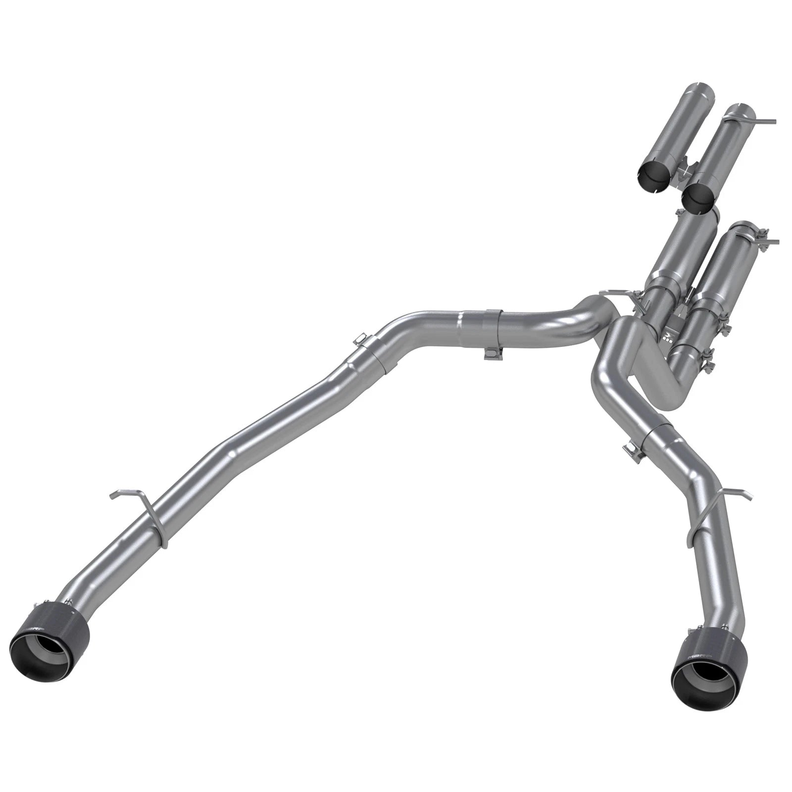 MBRP 2021 Ram TRX 6.2 S/C 3in Catback Dual Rear Carbon Fiber Tips(Race)- T304