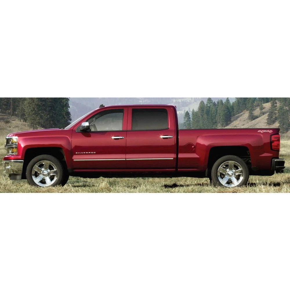 Borla 14-18 Silv/Sierra C/B Exh ATAK 1500 5.3L V8 Ext Cab(78.7) Crew Cab(69.3) 143.5 WB Black Chrome